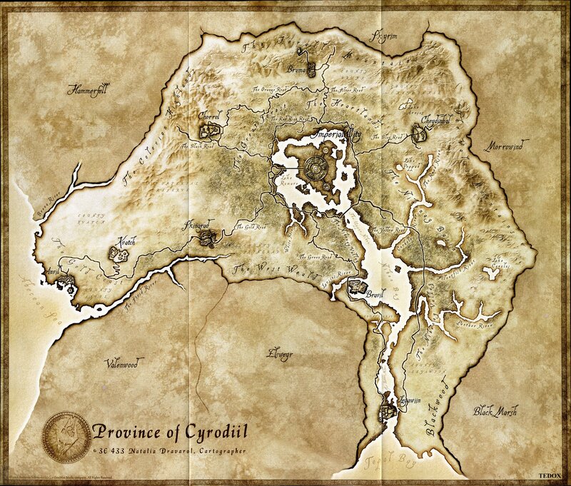 Map of a Fantasy Province