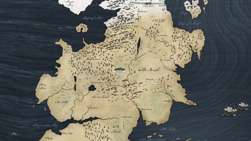 Map of a Fictional Continent