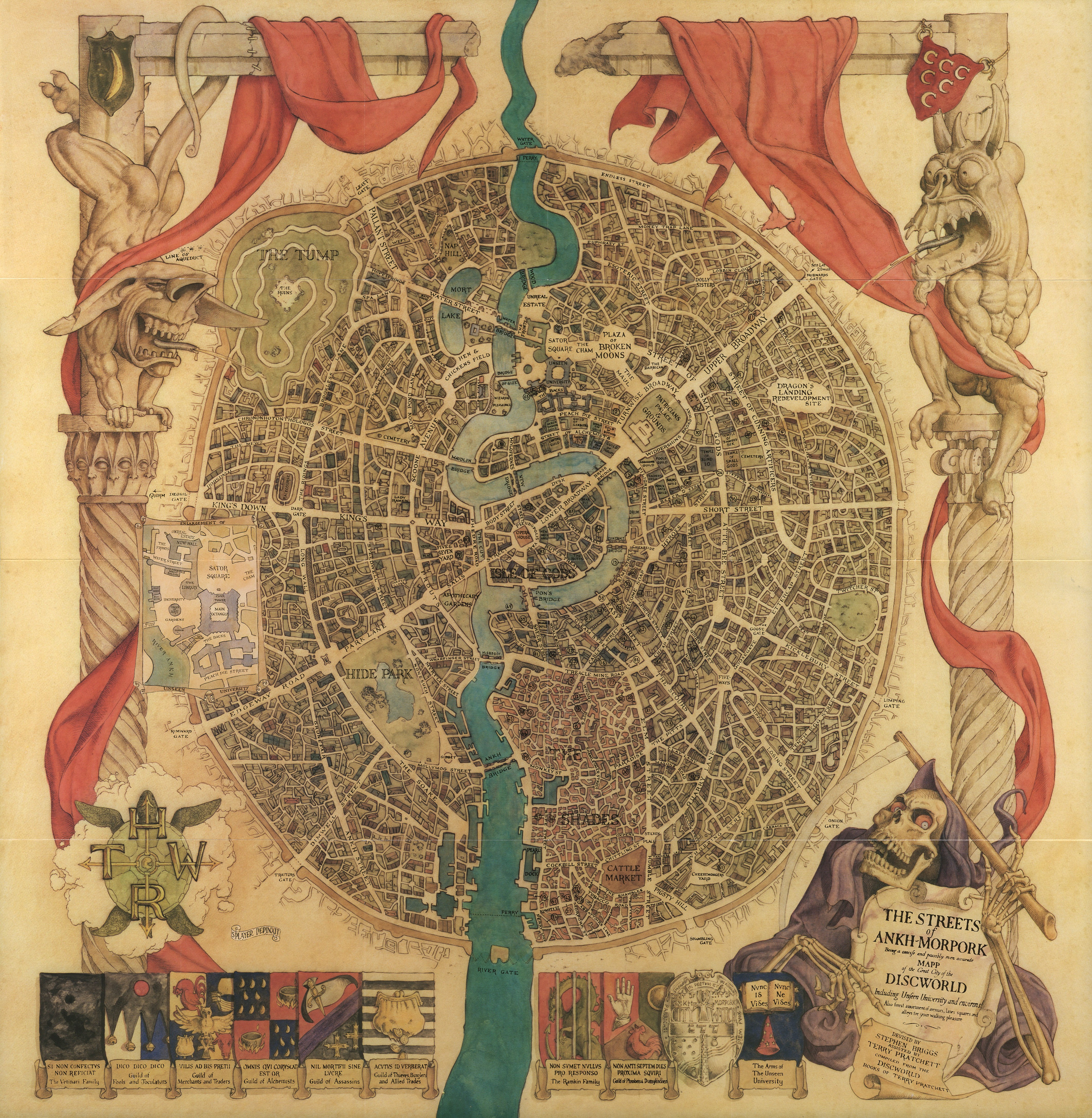 Map of Ankh-Morpork