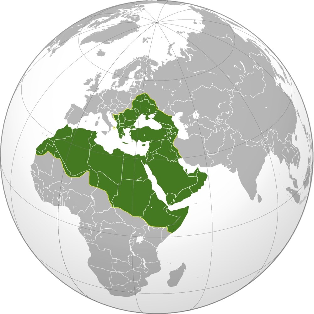 Map of Arab League countries