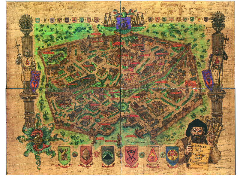 Map of Balour's Gate