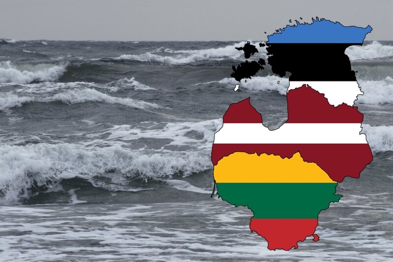 Map of Baltic States