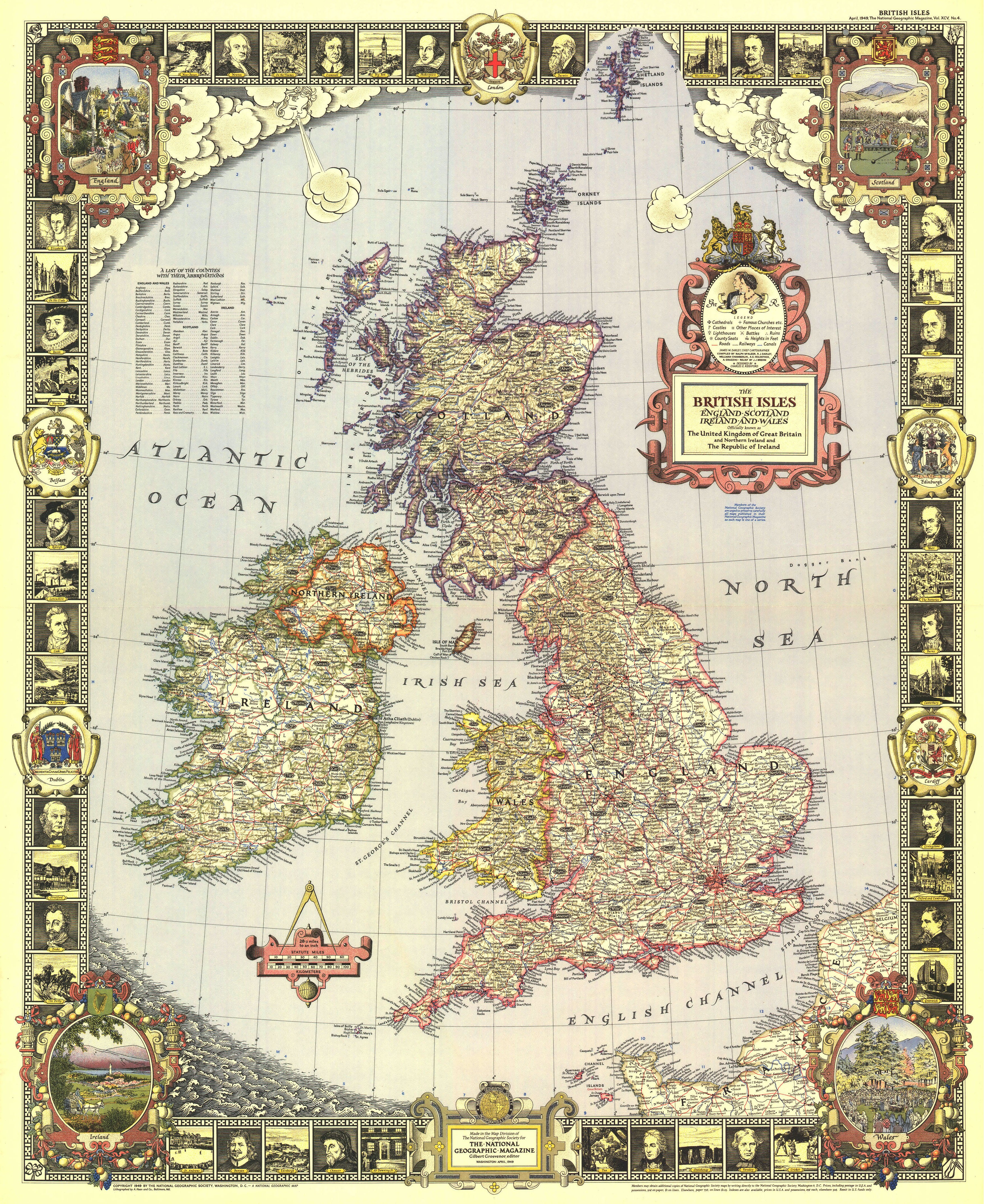 Map of British Isles