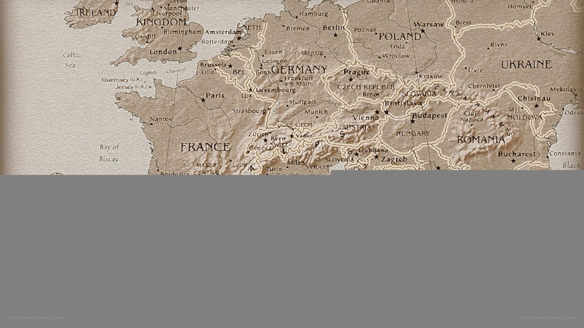 map of central europe