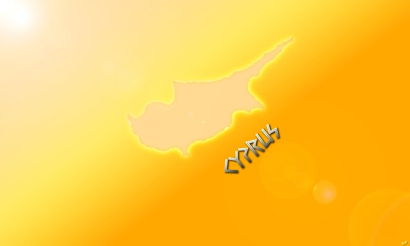 Map of Cyprus Island