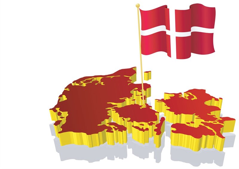 Map of Denmark