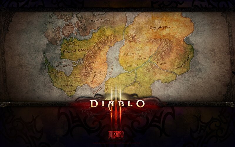 Map of Diablo World