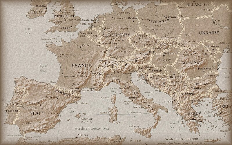 Map of Europe