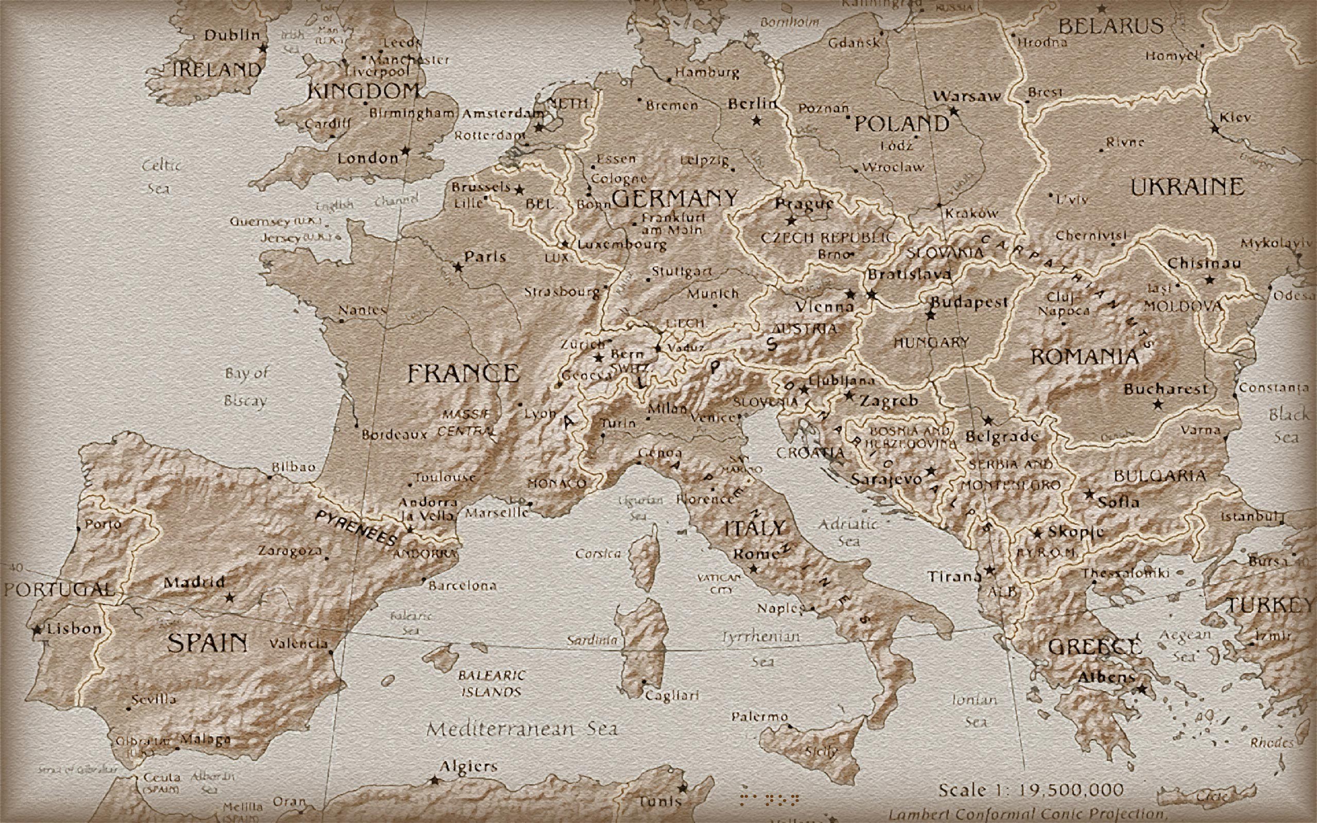 Map of Europe