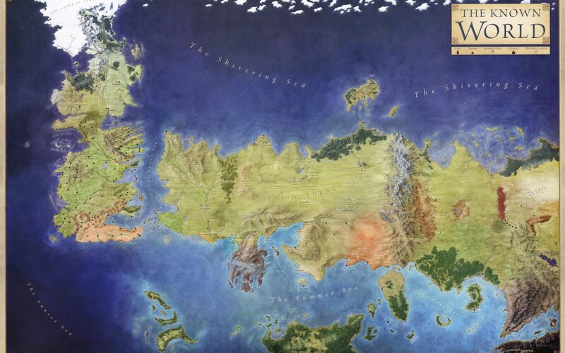 Map of Fictional World