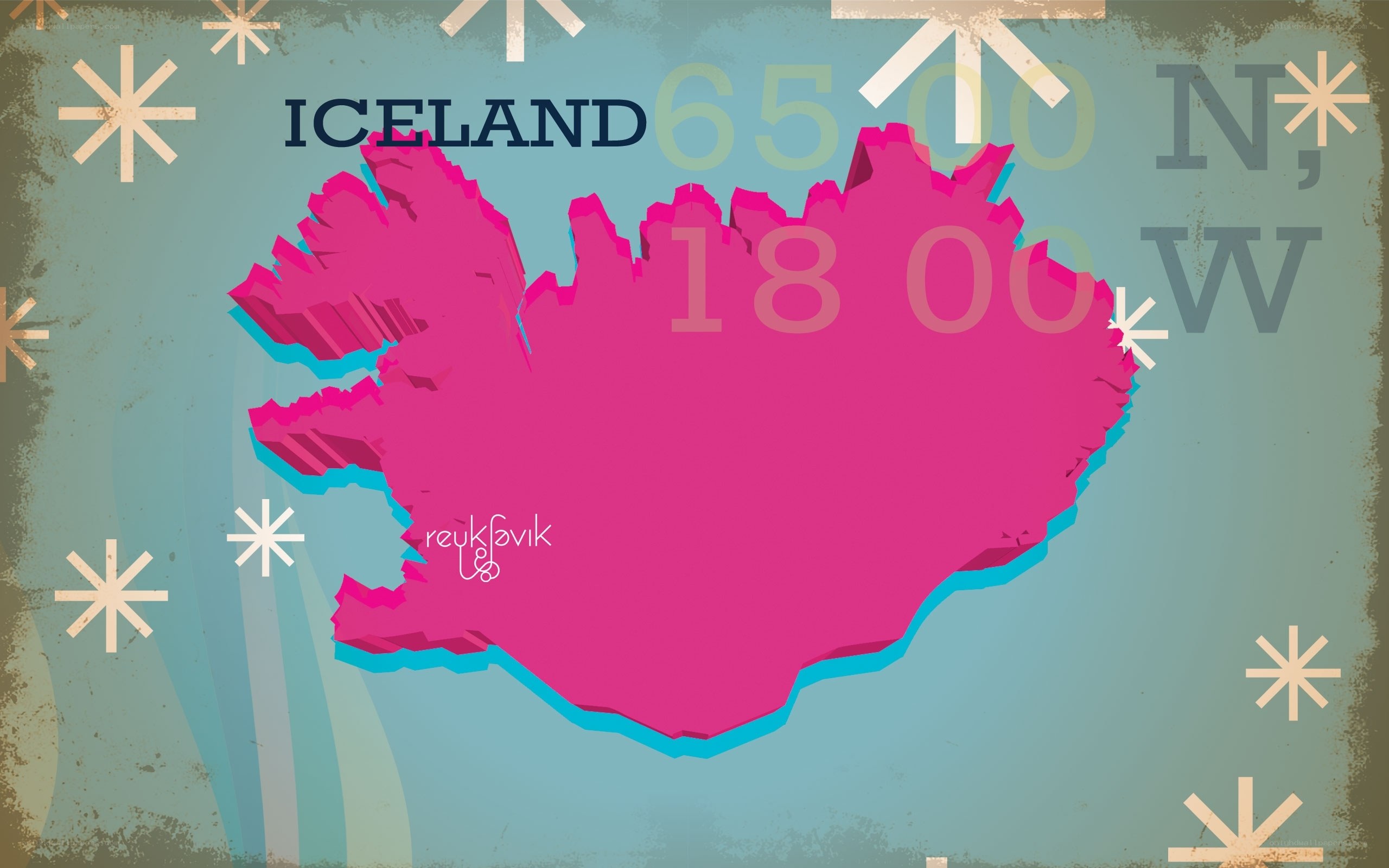 Map of Iceland