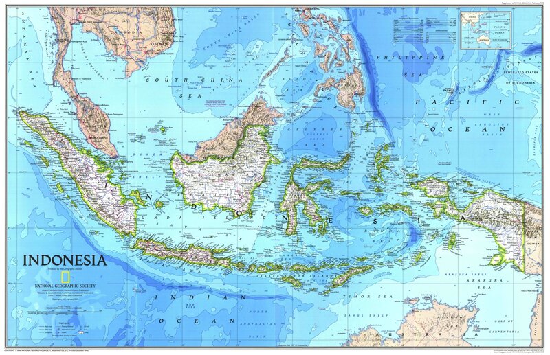 Map of Indonesia