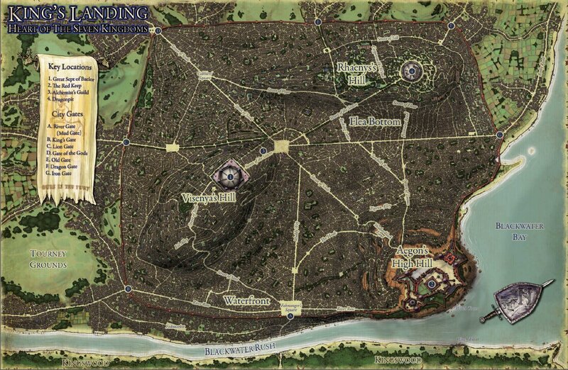 Map of King's Landing — Green