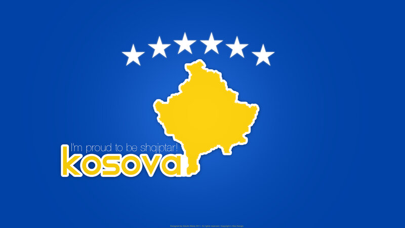 Map of Kosovo with Stars