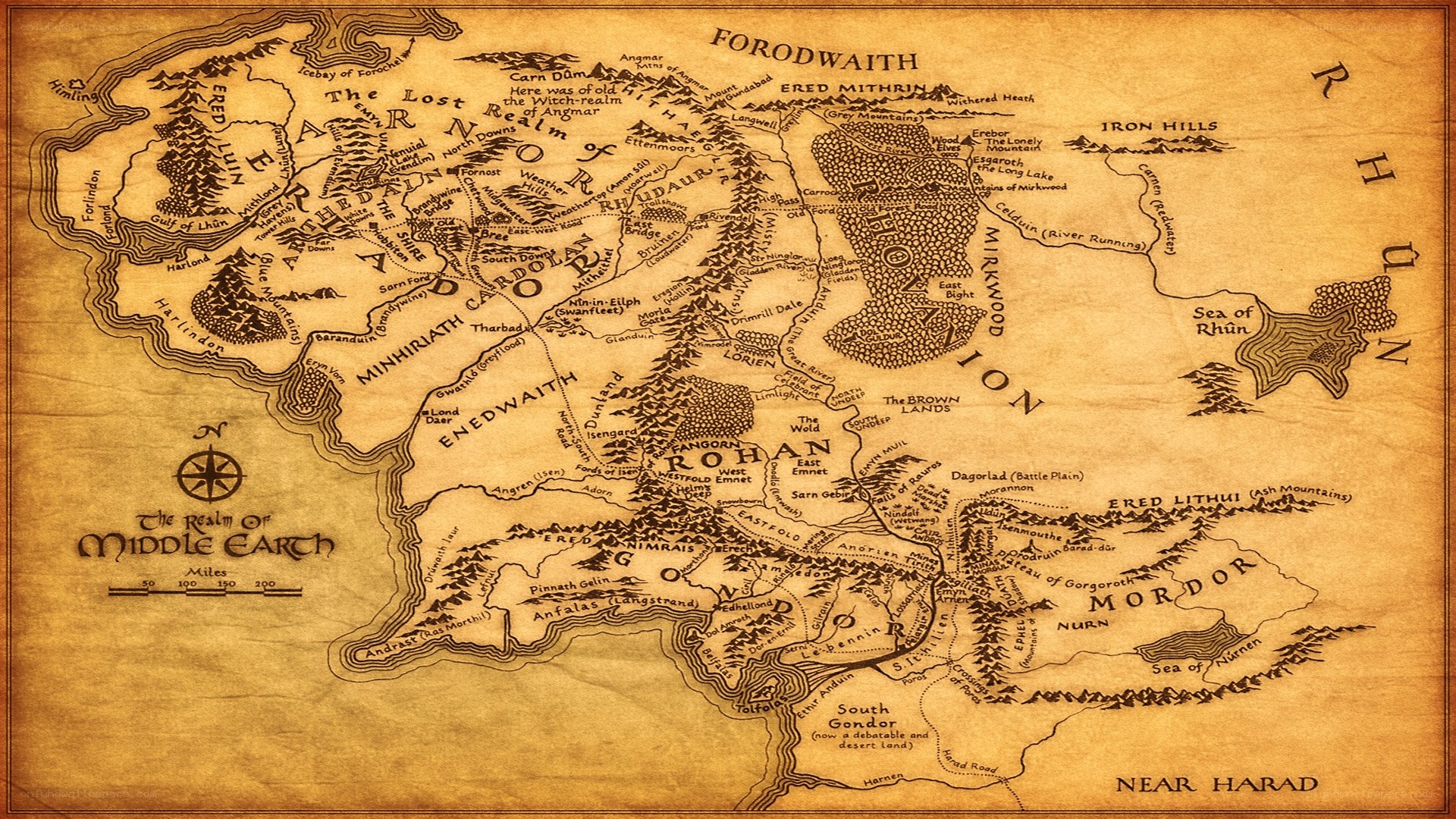 Map of Middle-earth