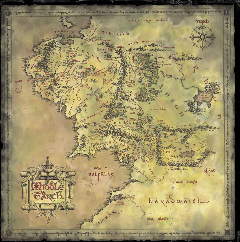Map of Middle-earth