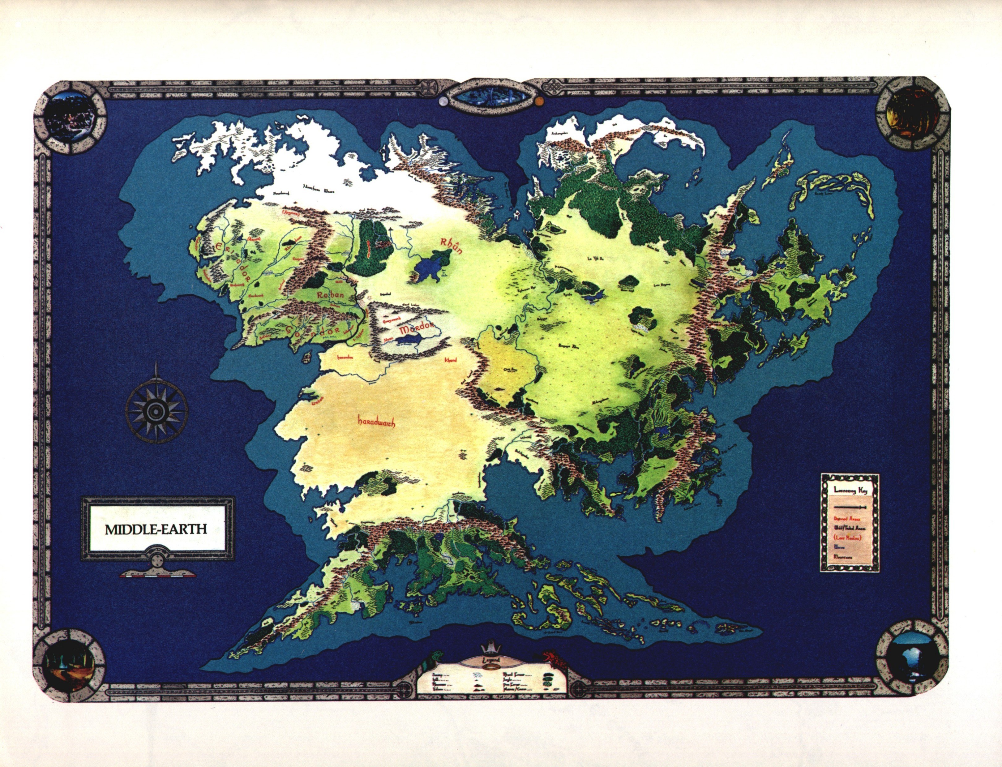 Map of Middle-earth