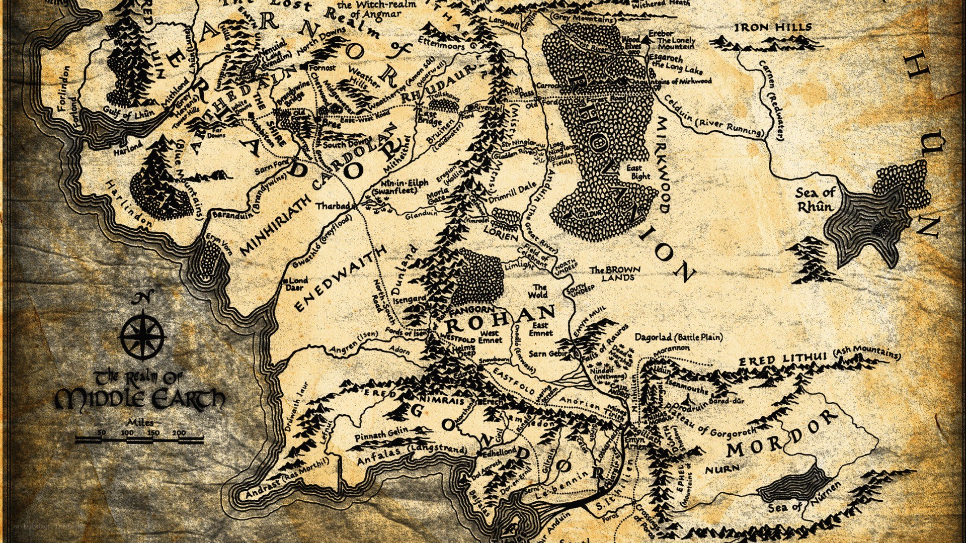 Map of Middle-earth