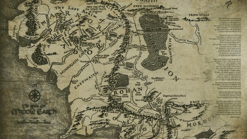 Map of Middle-earth