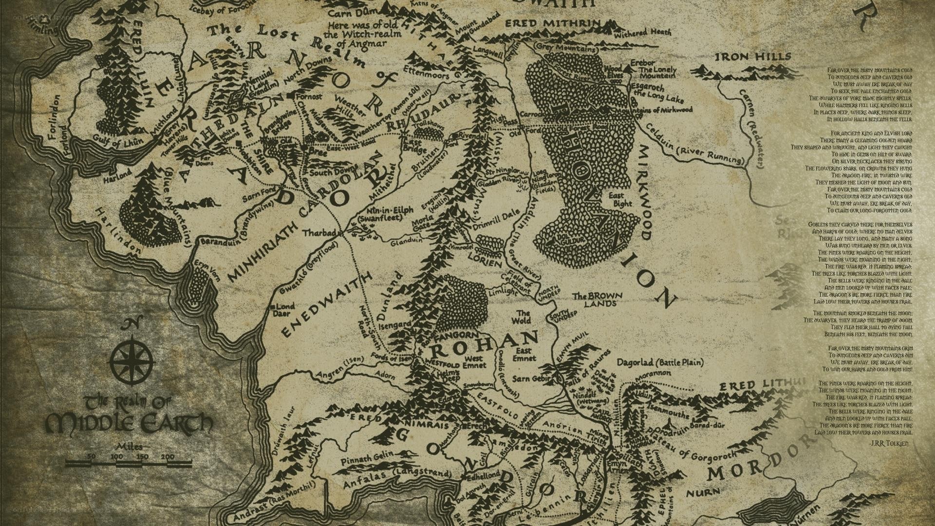 Map of Middle-earth