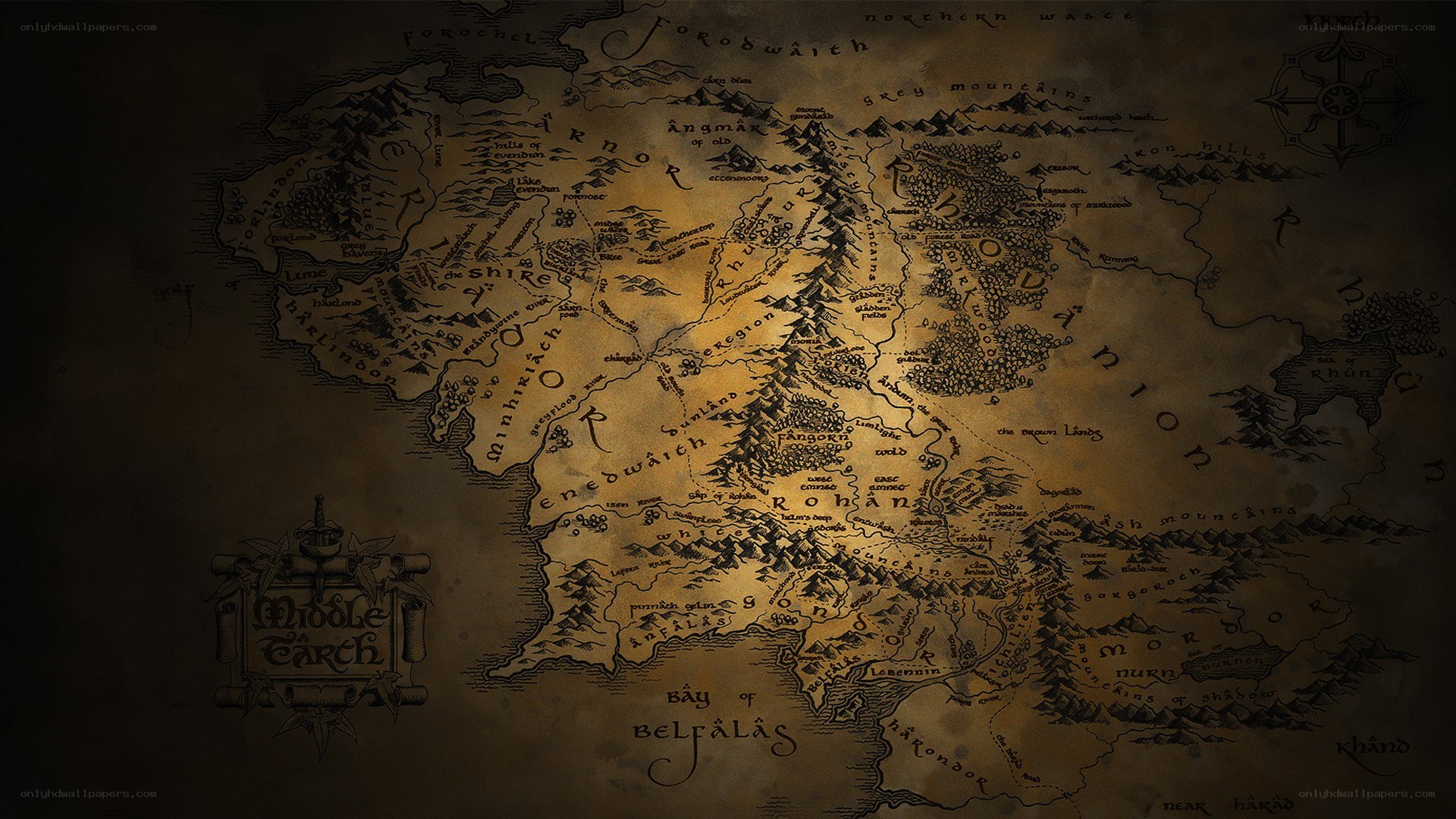 Map of Middle-earth