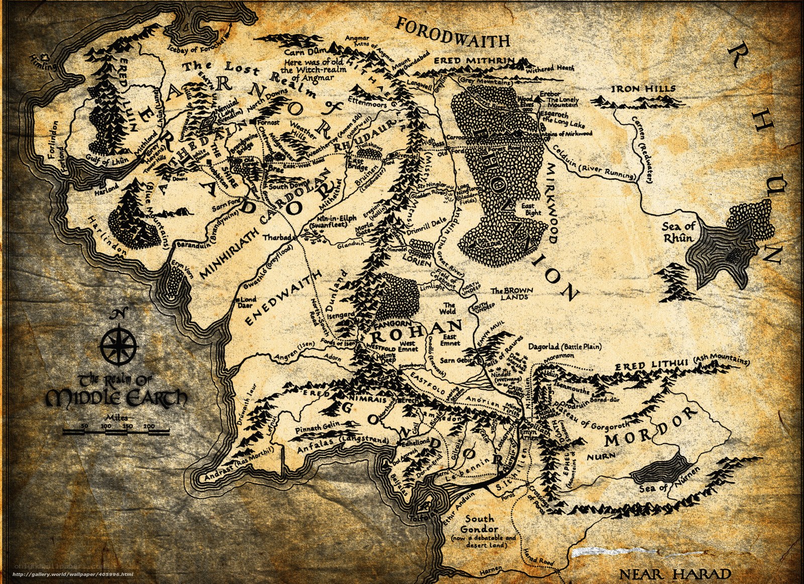 Map of Middle-earth