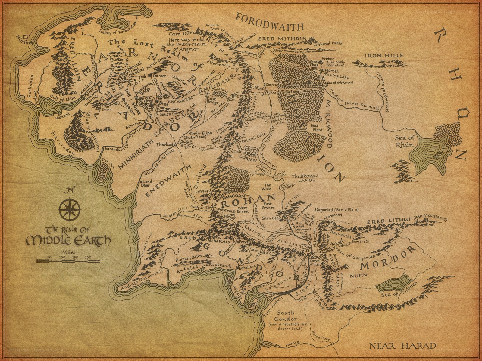 Map of Middle-earth