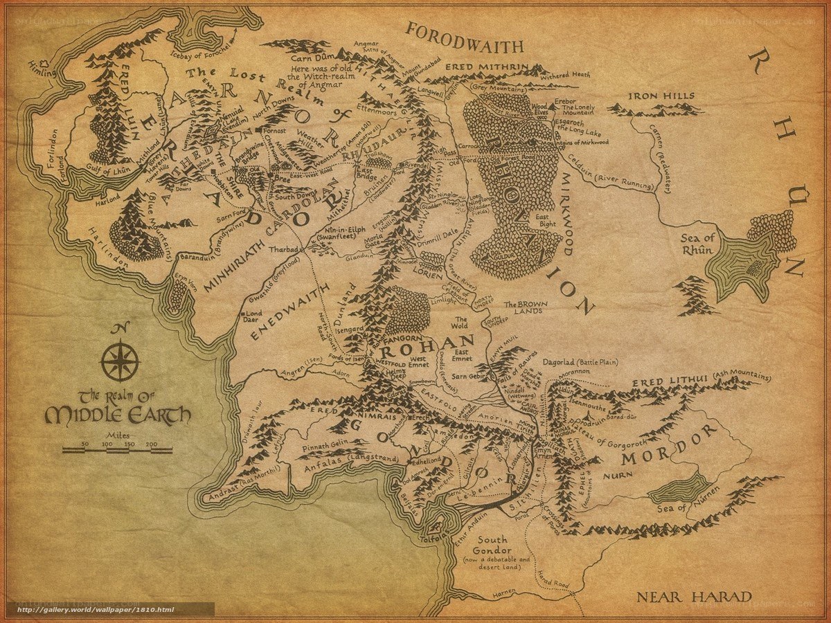 Map of Middle-earth