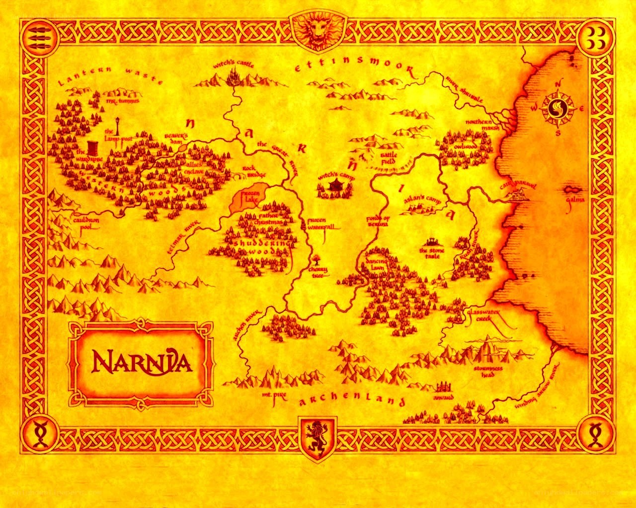 Map of Narnia