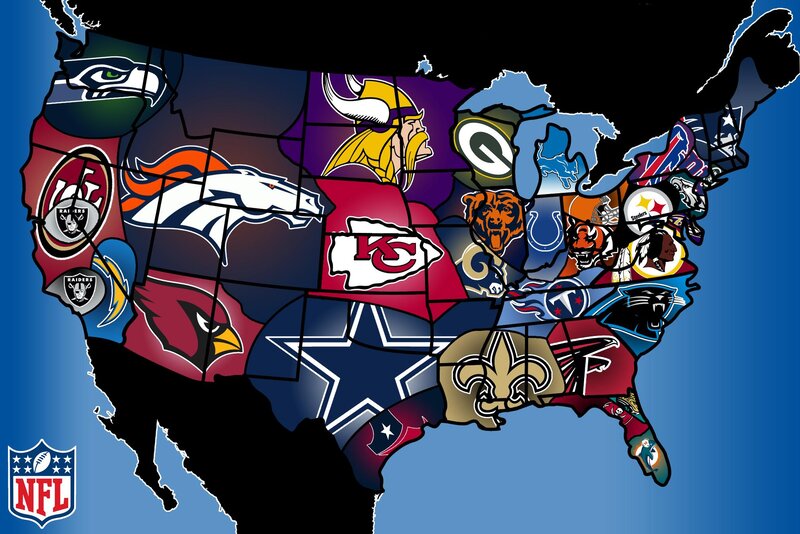 Map of Nfl Teams