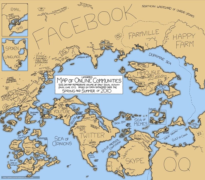 Map of Online Communities
