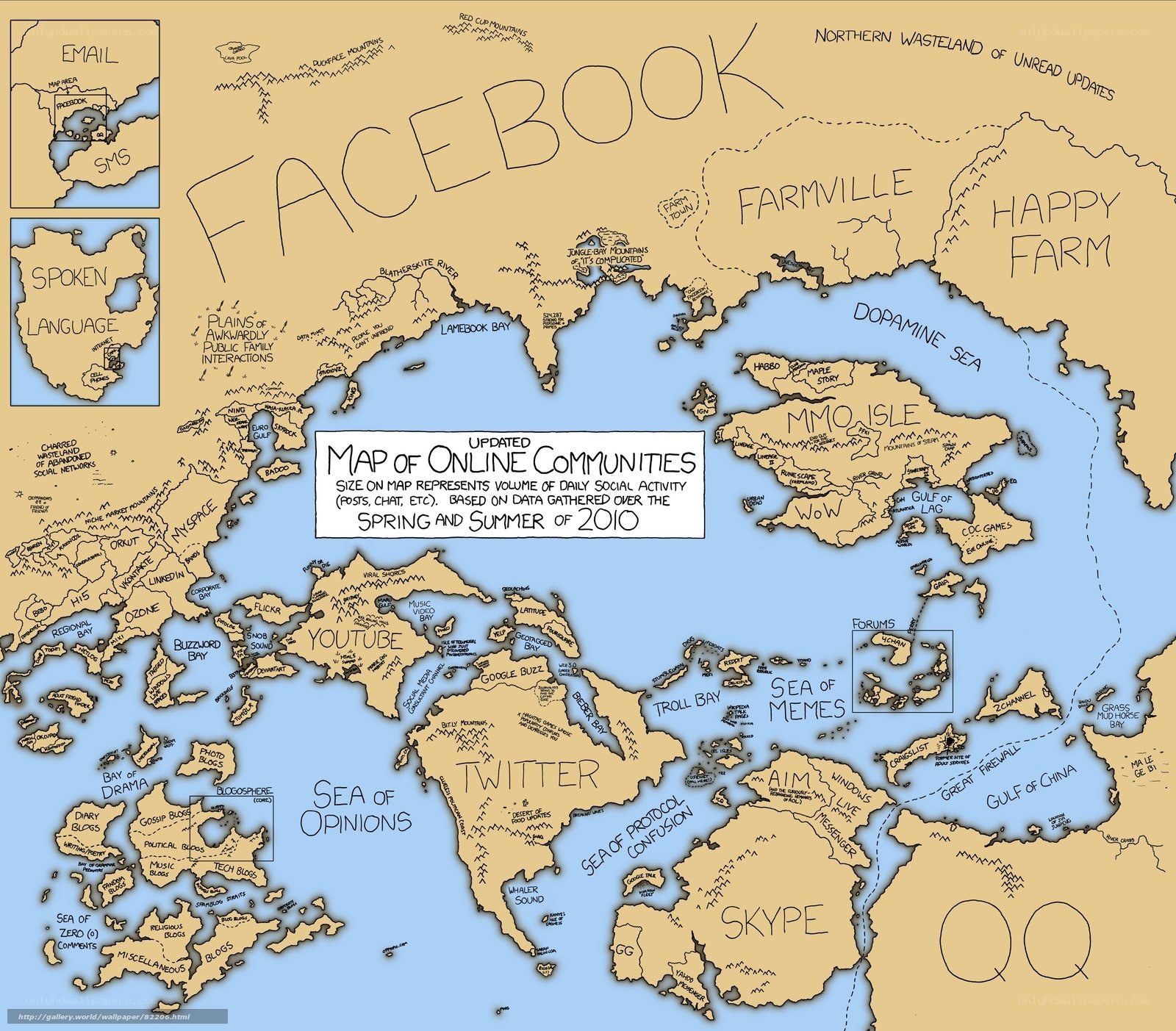 Map of Online Communities