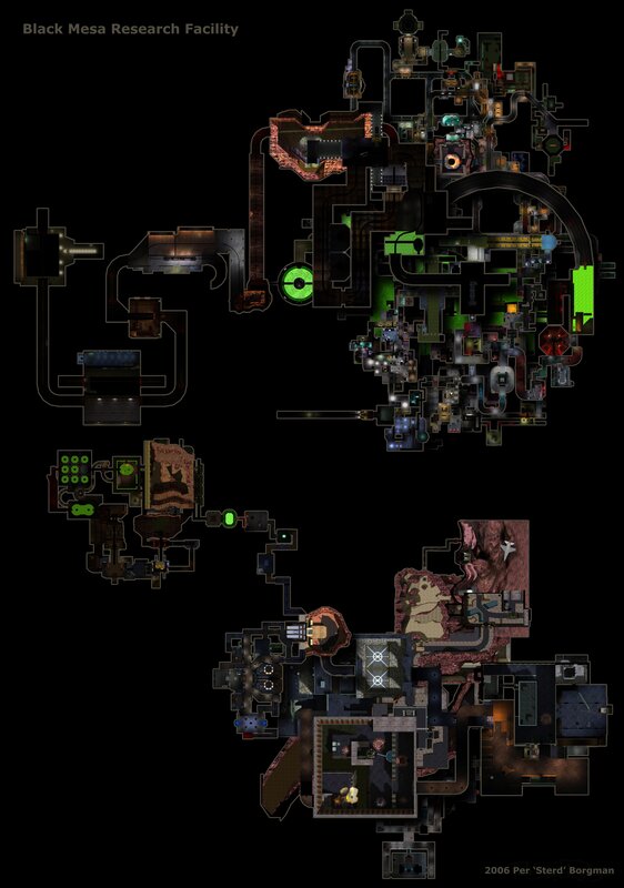 Map of Research Facility