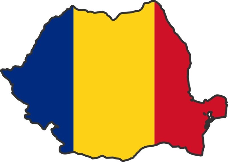 Map of Romania