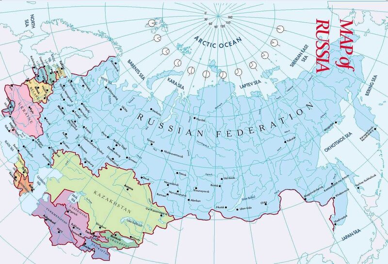 Map of Russia