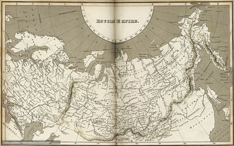 Map of Russian Empire
