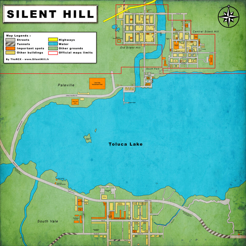 Map of Silent Hill — Green