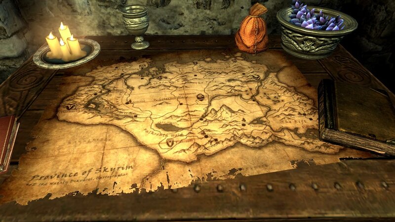 map of skyrim province