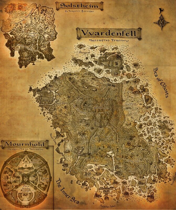 Map of Solstheim