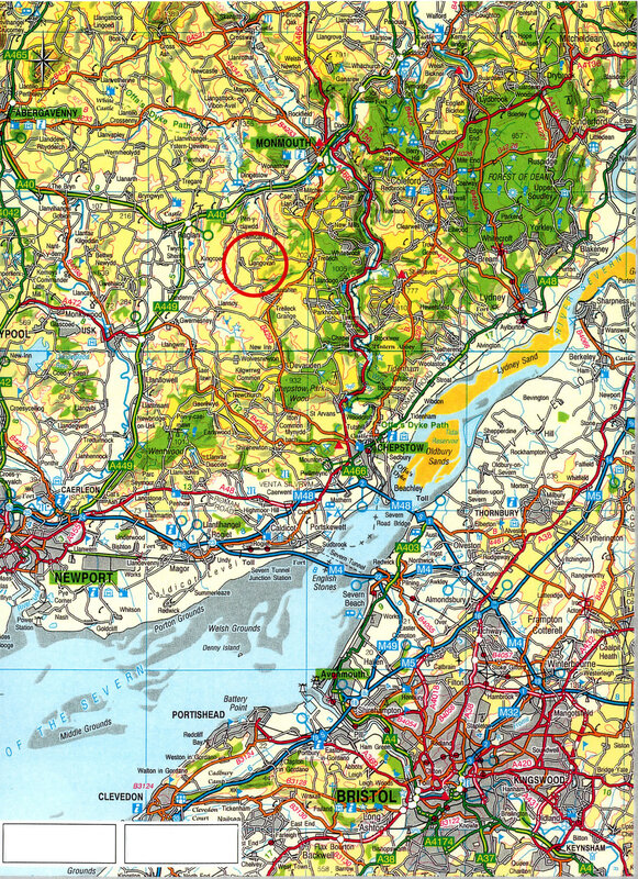 map of southwest england