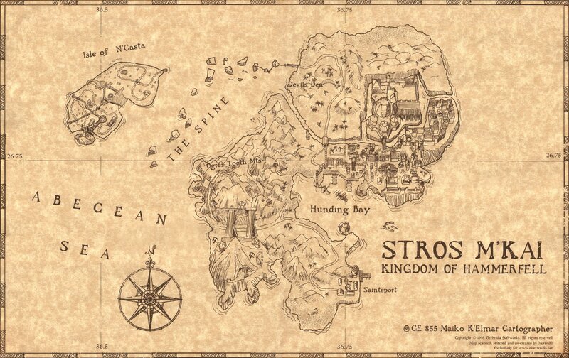 Map of Stros M'Kai