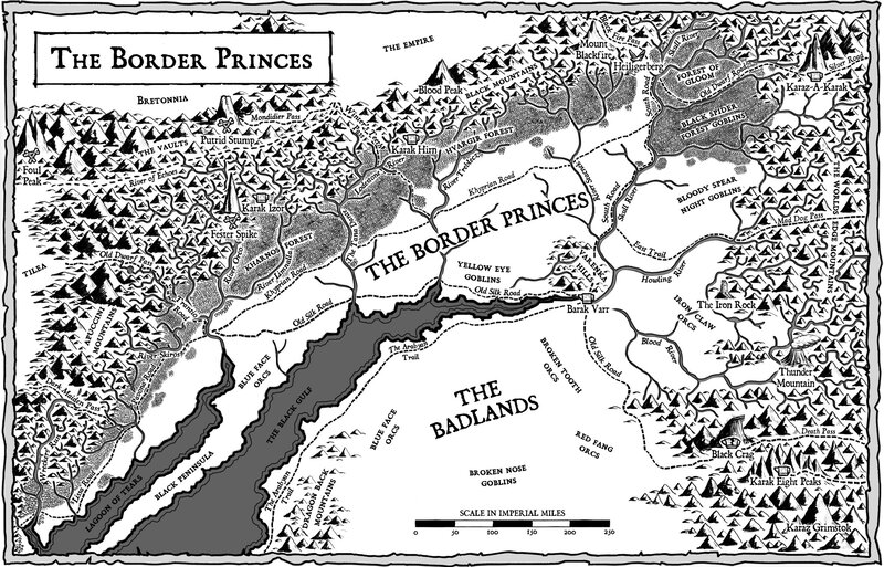 Map of the Border Princes