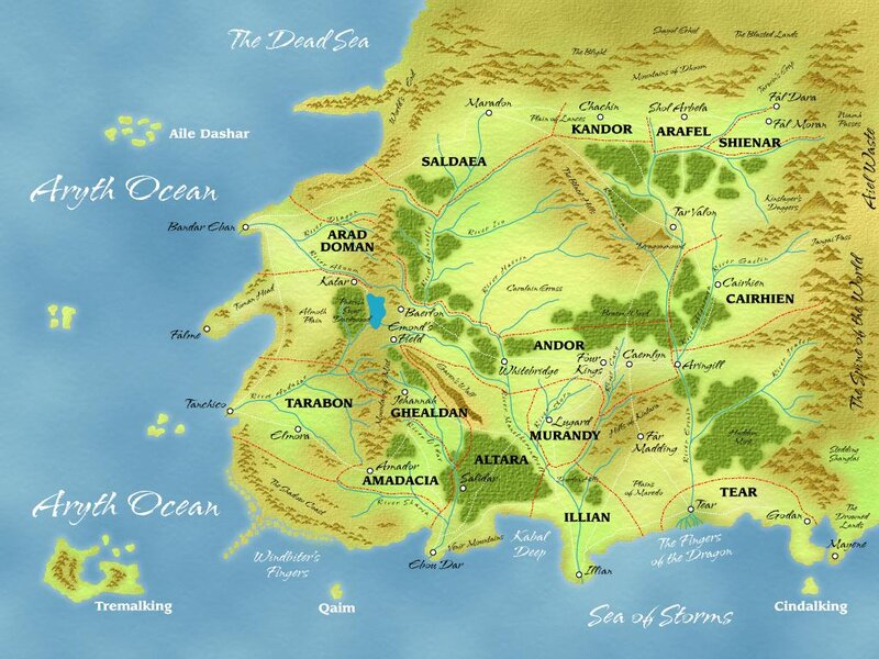 Map of the Land of the Seven Kingdoms