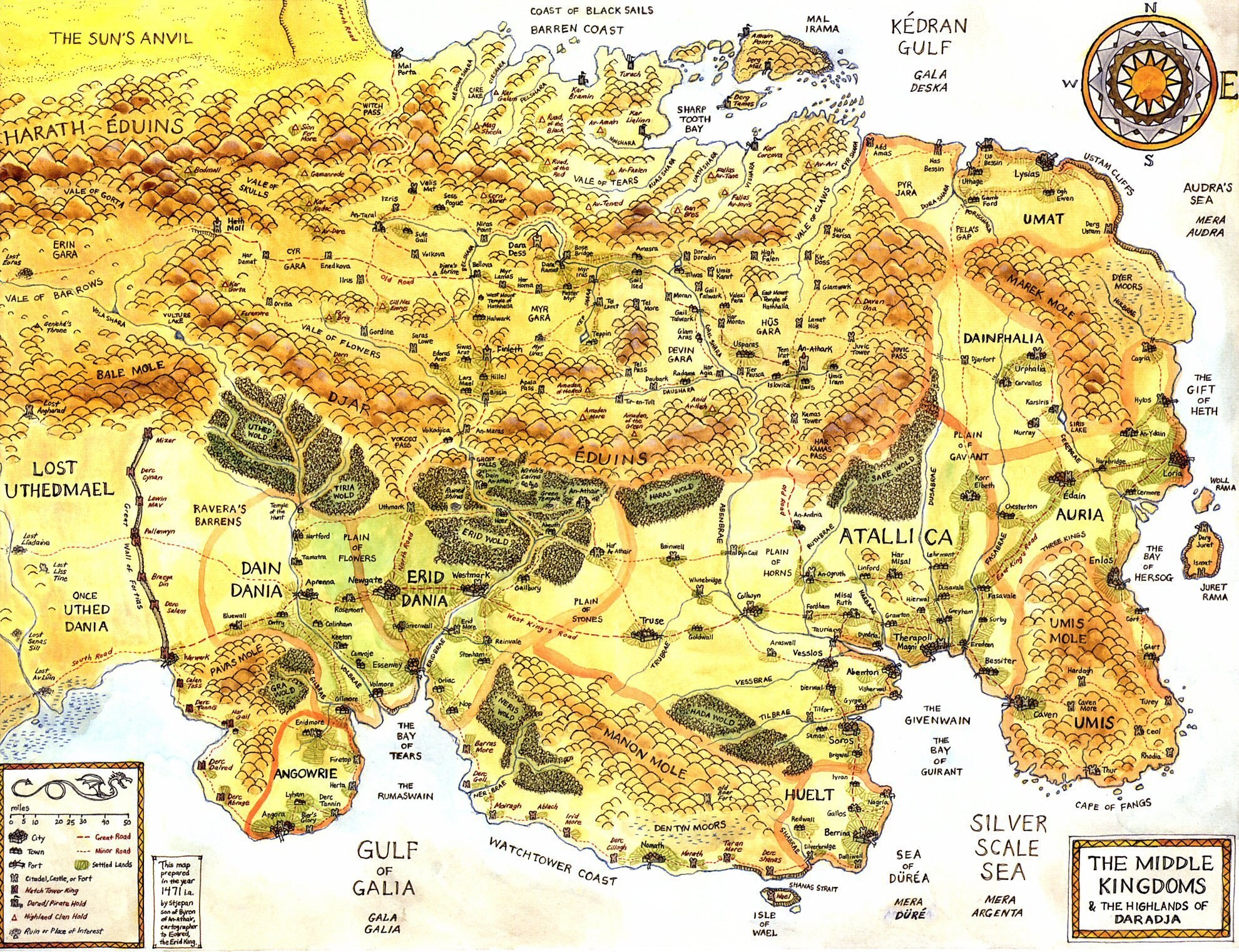 Map of the Middle Kingdoms