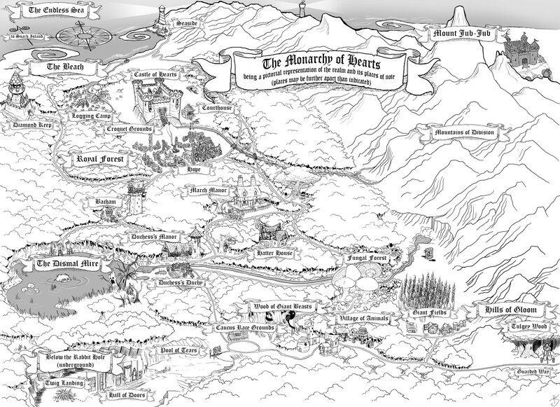 Map of the Monarchy of Hearts