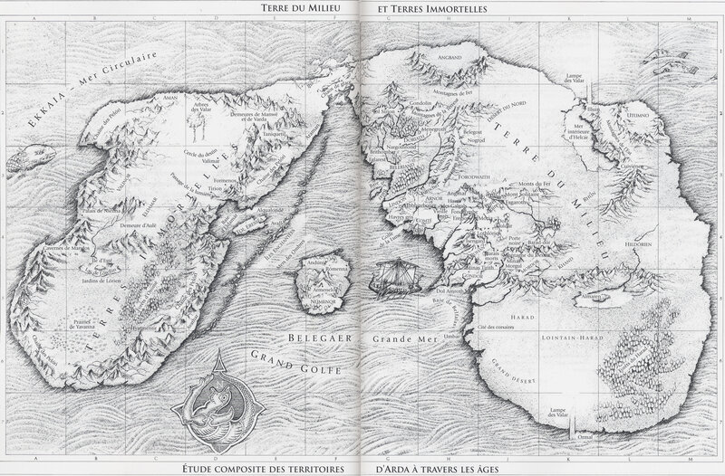Map of the Mortal and Immortal Lands