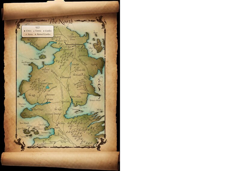 Map of the North — Brown