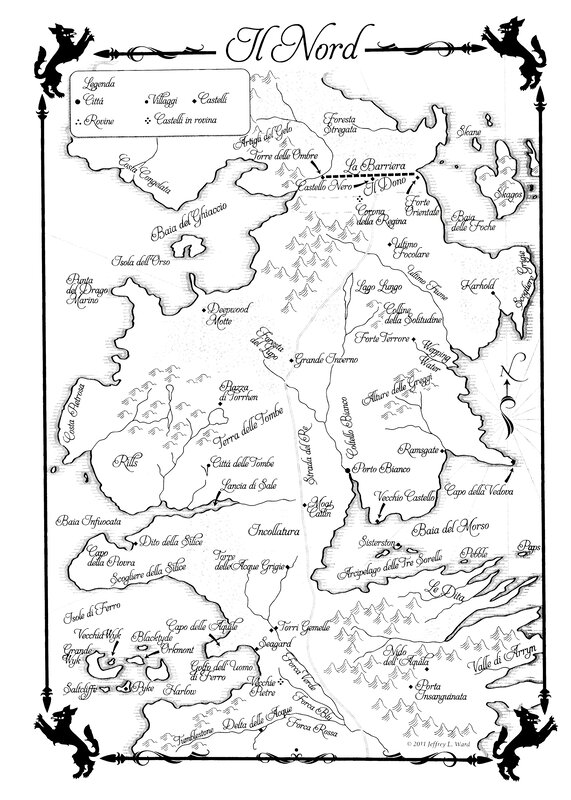 Map of the North