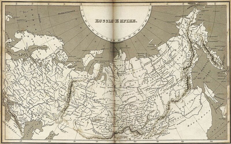 Map of the Russian Empire