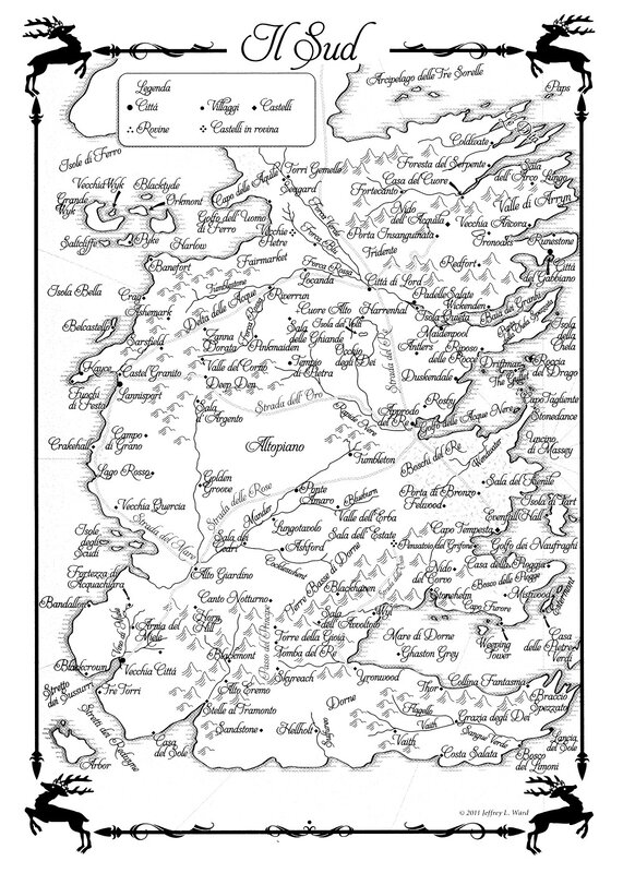 Map of the South Region